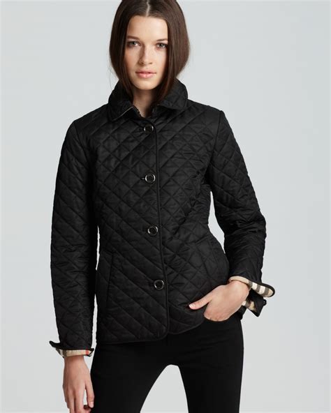 burberry blazer womens black|Burberry brit coats women's.